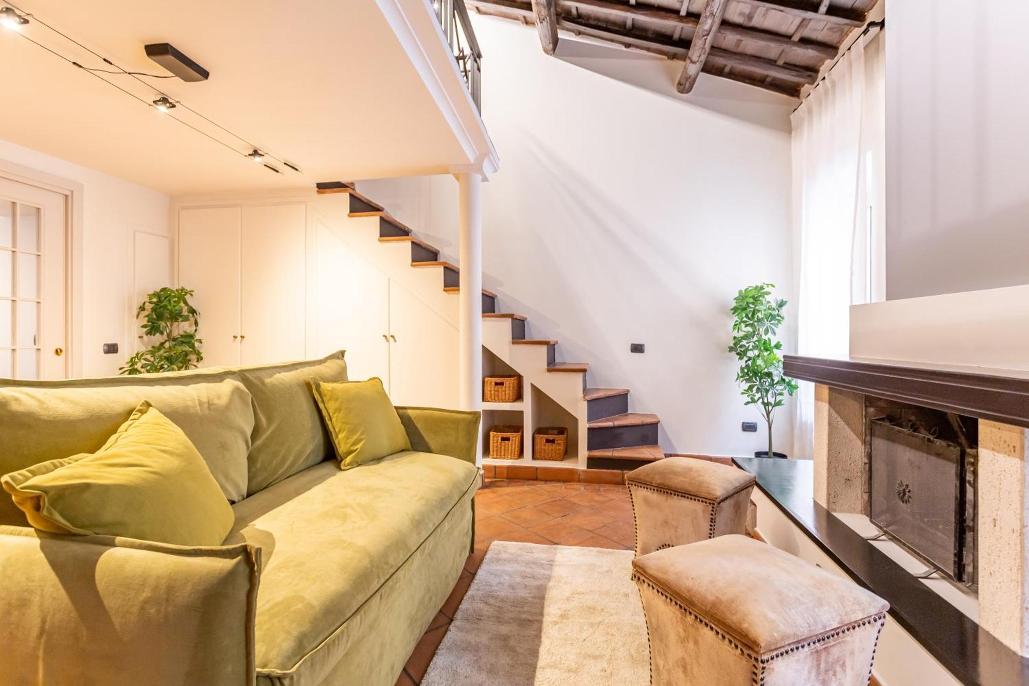 Lägenhet Art House Trastevere Luxury *